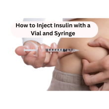 How to inject insulin with a vial and syringe